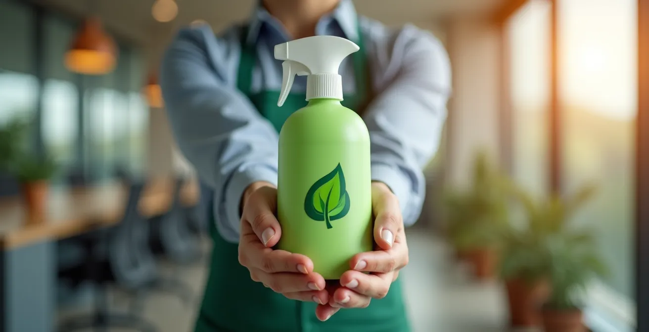 Personnel formé manipulant des produits écologiques certifiés